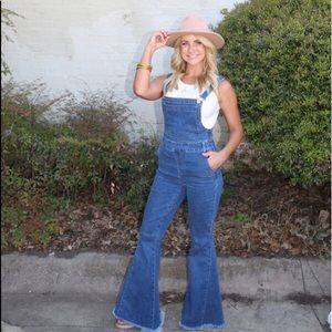Denim Flare jumpsuit